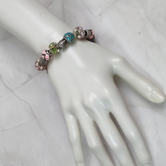 Pandora-style Charm Bracelet - Picture 2 of 10